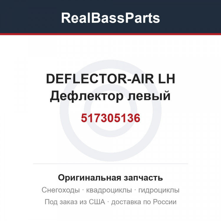 517305136 DEFLECTOR-AIR LH  Дефлектор левый