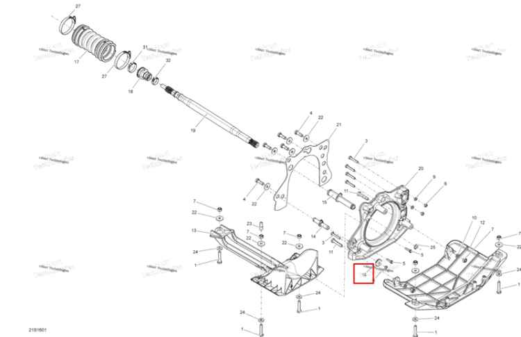 Anode Zinc Sea-Doo Spark (2016) (271001920)