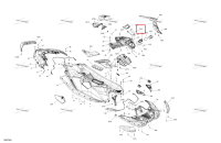 Глубокий чёрный коробка крышка Sea-Doo Spark 900 ACE Base (2026) (291006006)