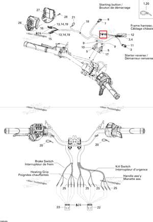 Steering жгут Sport Models / Ski-Doo 515176067