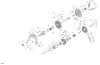 417225027 Шкив щека ведущего вариатора подвижный для снегоходов Ski-Doo SUMMIT G5 TURBO 417225027