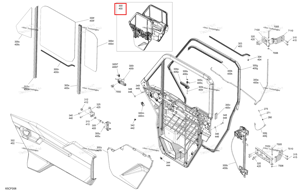 Правый передний Rigid дверь в сборе Can-Am 705801400