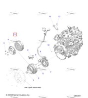 4083021 Маховик PBR 21 3 T облегчённый