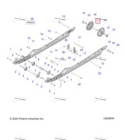 5338618 CENTER натяжной ролик проставка LIGHTWEIGH