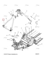 Рама трубка передний сварной RMK CF Polaris 800 AXYS Pro RMK LE 155 (2017) (1019338)