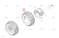 Задний шина 255/65 R14 Can-Am Outlander 4x4 XT 1000R (2018) (705503276)