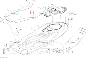ANTI SLIP MAT CTRL R Sea-Doo 291002964