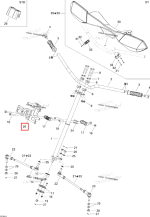 Блок опора Can-Am 705200965