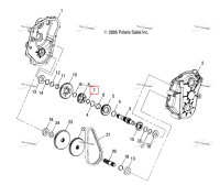 Кольцо RETAINING Polaris Widetrak LX (2006) (3233377)