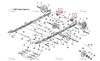 Пружина R EXT чёрный Polaris Widetrak LX (2006) (7041231-067)