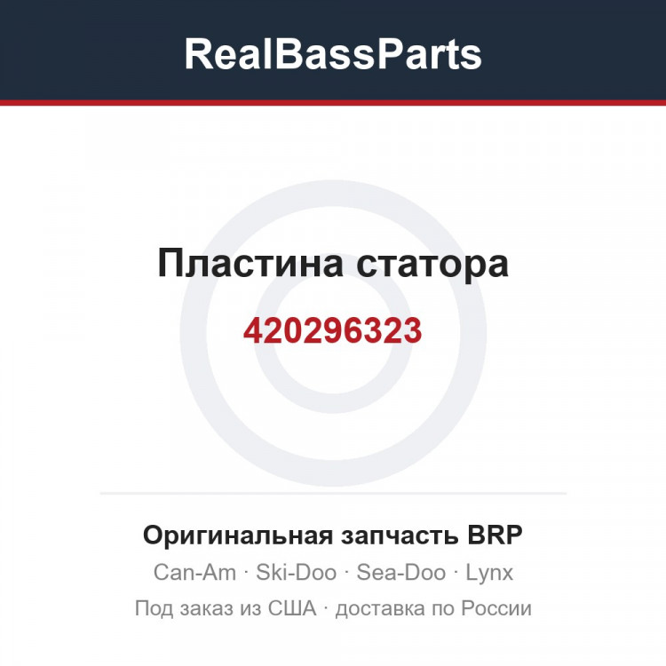 420296323 Пластина статора