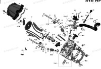 420241721 HEXAGONAL COLLAR SCREW M8 X 20  Болт M8 X 20