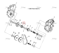 DOG ENGAGEMENT L / R Polaris Widetrak LX (2006) (3233512)