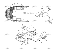 TAPE FOIL с полукруглой головкой 5 Polaris Widetrak LX (2006) (5810495)