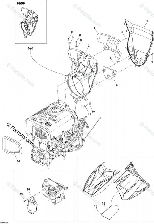 509000274 CONDUIT ENTREE *DUCT-INLET ASSY  воздуховод