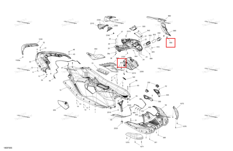 Oval шайба Sea-Doo Spark 900 ACE Base (2026) (705018553)