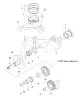 3087221 Поршень 91.97 mm в сборе для квадроциклов Polaris SPORTSMAN 500 NA-50004