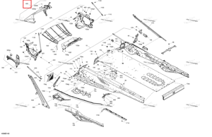 Подвески шасси блок в сборе b Ski-Doo 518332961