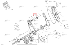 Звёздочка 19 зубьев Ski-Doo 504154196