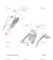 5456719 Защёлка 1/4 TURN INTL QTY 4, см. ITEMS 9,10