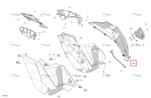 Правый корпус панель Ski-Doo 517309168