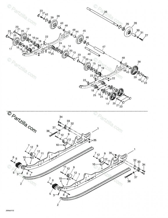 503189639 RAIL-REW 136"