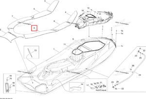 ANTI SLIP MAT задний R Sea-Doo 291002966