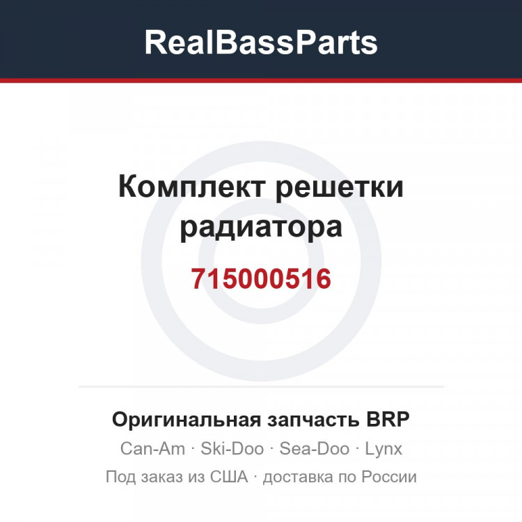 715000516 Комплект решетки радиатора