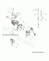 7710401 Стопор столбика курка газа Polaris RING,RETAINING