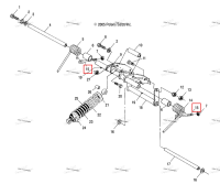 Болт EYE пружина регулировочный Polaris Widetrak LX (2006) (7080221)