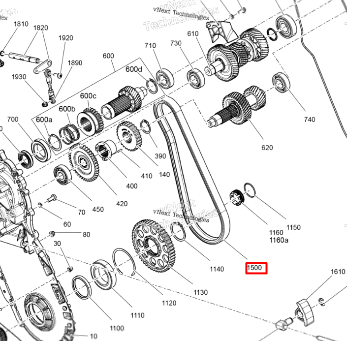 504152570 Цепь 100 звеньев Ski-Doo
