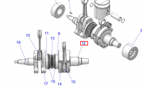 5142853 Щека вариатора PTO 850 Polaris 