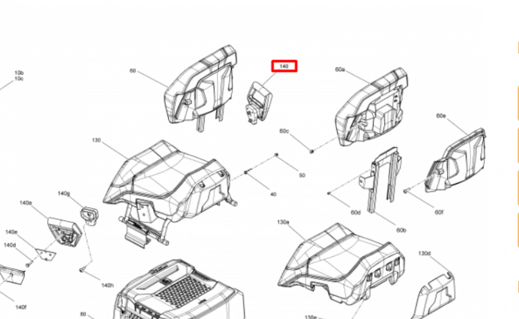 510006949 Ручка 1шт комплект с крепежом Lynx (510005409 510005444 250000074 510005936 250000676 510006950 250000745 510005479)