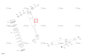 Center амортизатор Ski-Doo 503195745