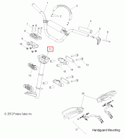 1824108-329 Вал рулевой AXYS Polaris