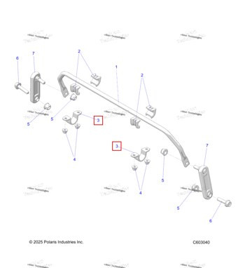 5134458 Стабилизатор поперечной устойчивости MOUNTING хомут