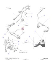 7520849 Винт M7 X1 00 X63 шестигранный / SOC / SEMS10 9