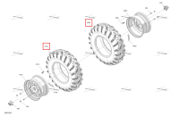 Шина 25 × 8 12 Can-Am Outlander 4x4 STD 500 (2025) (705403787)