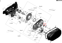 Шарикоподшипник 6205 Can-Am Outlander 650 XT (2008) (420932426)
