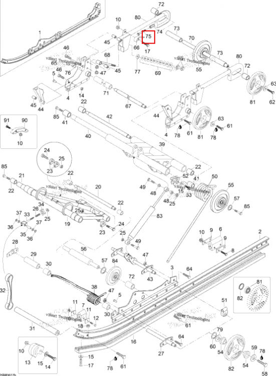 Винт Ski-Doo Skandic WT 550F (2009) (M40239)