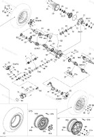 705400912 Вал трансмиссионный 705400337 705400165 