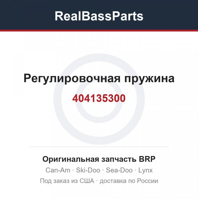 404135300 Регулировочная пружина