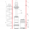 7044623 SHOCK-F/T FOX WT
