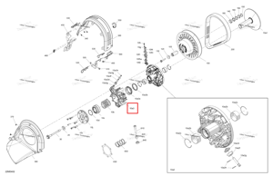 Ведущий вариатор Spider в сборе a3 to 10 a3 h Ski-Doo 417225068
