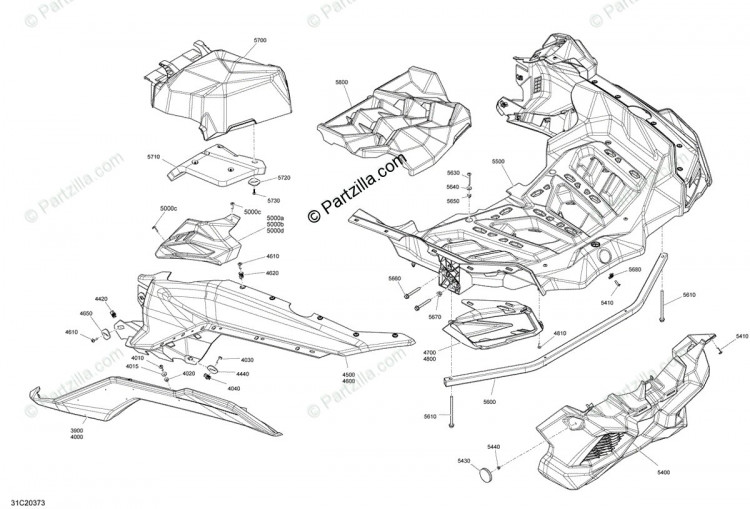 715005711 LUGGAGE RACK  KIT