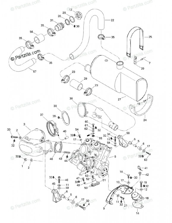 274000510 EXHAUST CLAMP | выпуск хомут, зажим
