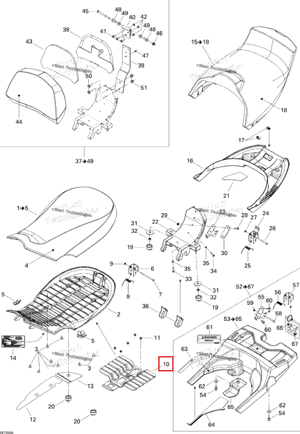 Сиденье усилитель Can-Am 708000263