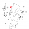 517304338 Стекло высокое Ski-Doo WINDSHIELD 480