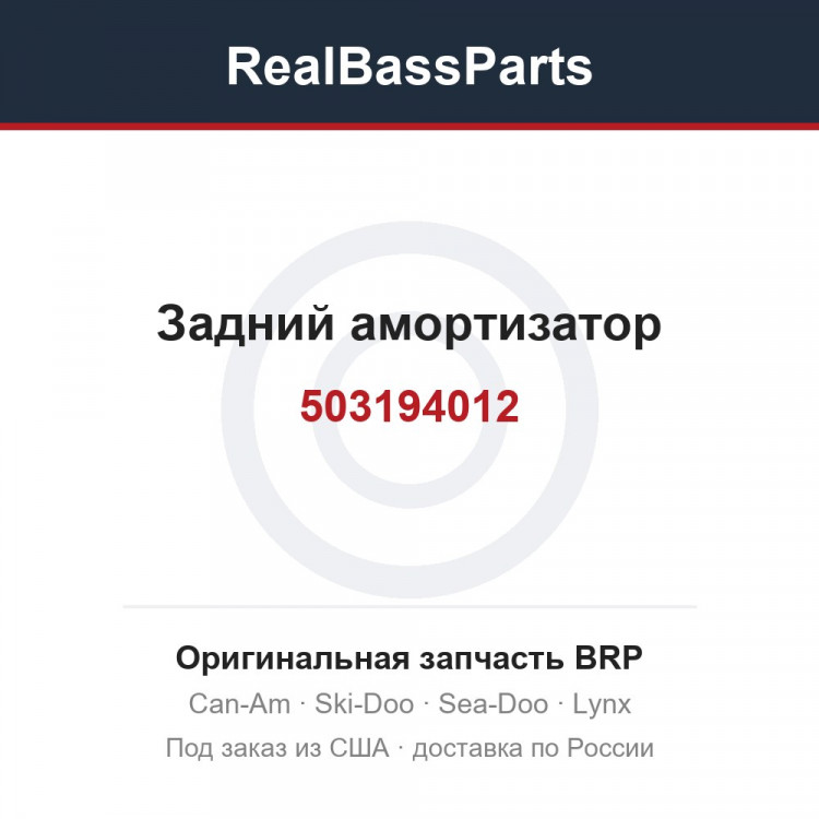 503194012 Задний амортизатор