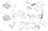 Lateral двигатель опора в сборе Sea-Doo RXP 325 X (2026) (270001211)